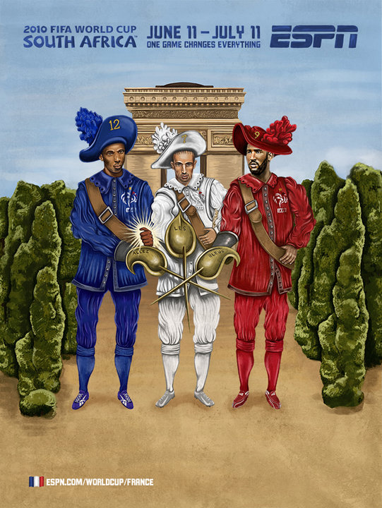 Publicité ESPN - Coupe du Monde Afrique du Sud - One game changes everything - France - Agence Wieden+Kennedy - 2010