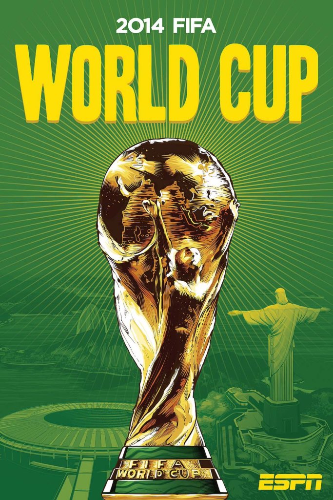 Affiche ESPN - Coupe du monde 2014 - Brésil - Affiche globale - Agence Wieden+Kennedy - 2014