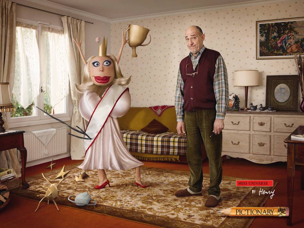 Publicité Pictionary - Draw by - Miss Universe by Henry - Chien - Agence Ogilvy and Mather - 2010