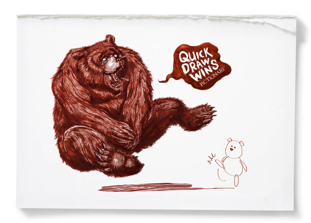 Publicité Pictionary - Quick draw wins - Ours - Agence Ogilvy - Malaisie - 2013