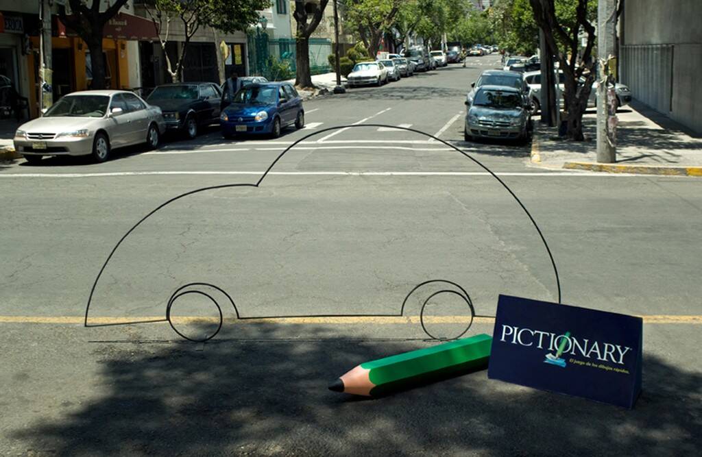 Publicité Pictionary - Voiture - Agence Ogilvy - Mexique - 2011