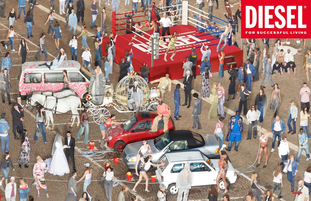 Publicité Diesel - Find the D - Collection Automne Hiver 2023 - Ring - Carosse