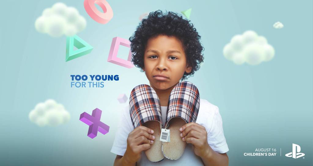 Publicité Playstation - Children's Day - Too young for this - Un jeune garçon déçu par ses pantoufles - Agence WILD FI - Argentine - 2020