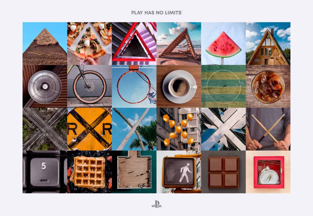 Publicité Playstation - Do you see Play everywhere ? - Play as no limit - Meddley d'images reprenant les pictogrammes de la marque - Agence Wild FI - Argentine - 2021