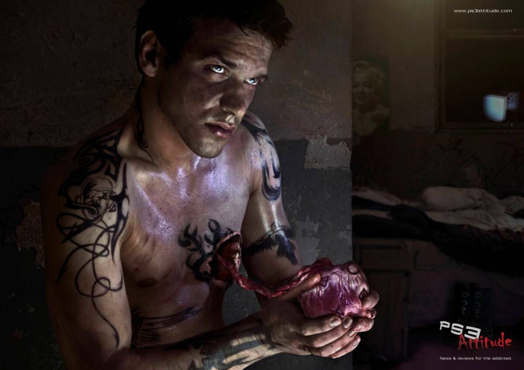 Publicité Playstation - PS3 - Intense gaming - Un homme, le coeur arraché entre les mains - Agence Ogilvy - Dubaï - 2010