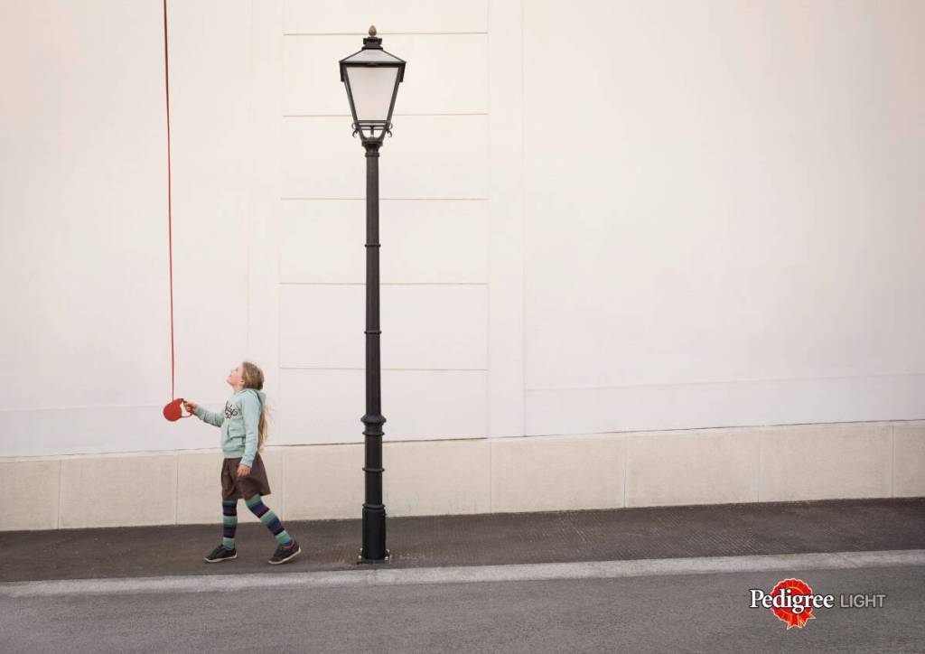 Publicité Pedigree - Light - Fillette tient son chien comme si c'était un ballon dans le ciel - TBWA - Autriche - 2008