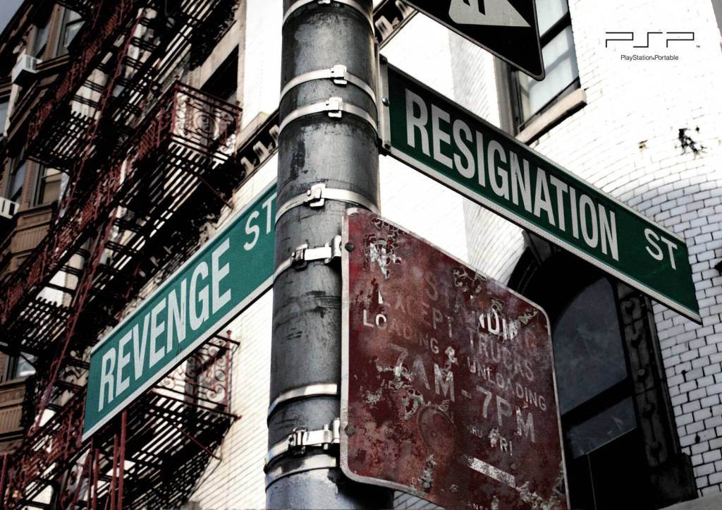 Publicité Playstation - PSP - Choose your way - Panneau de direction - Revenge ou résignation - Agence TBWA - Espagne - 2011