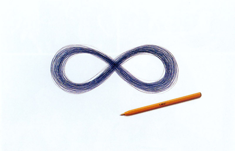 Publicité Bic - Crayon - Infini - Le signe infini dessiné au stylo Bic - TBWA Hunt Lascaris - Afrique du Sud - 2005