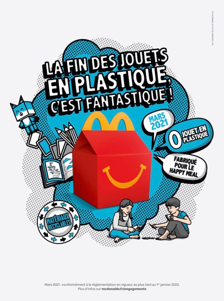 Publicité McDonald's - Ensemble faisons les choses en grand - La fin des jouets plastiques. C'est fantastique ! - Agence TBWA Paris
