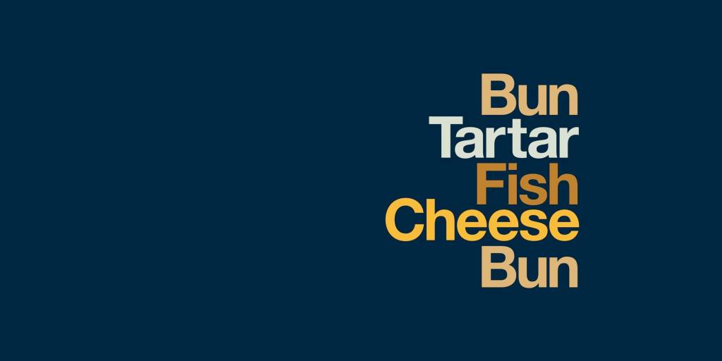 Publicité McDonald's - Ingrédients - La liste des ingrédients et les couleurs des typographies évoquent le Filet-O Fich - Agence Leo Burnett - UK - 2020