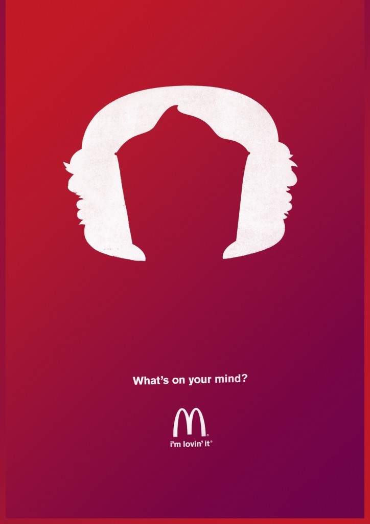 Publicité McDonald's - What's on your mind - Un haut de visage en forme de sundae - Agence Heye GmbH - Allemagne - 2014 