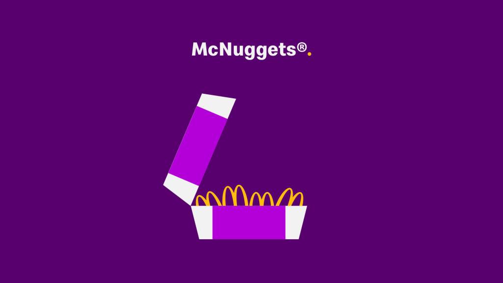 Publicité McDonald's - MMMM - Le logo est utilisé pour représenter des McNuggets - TBWA - Porto Rico - 2020